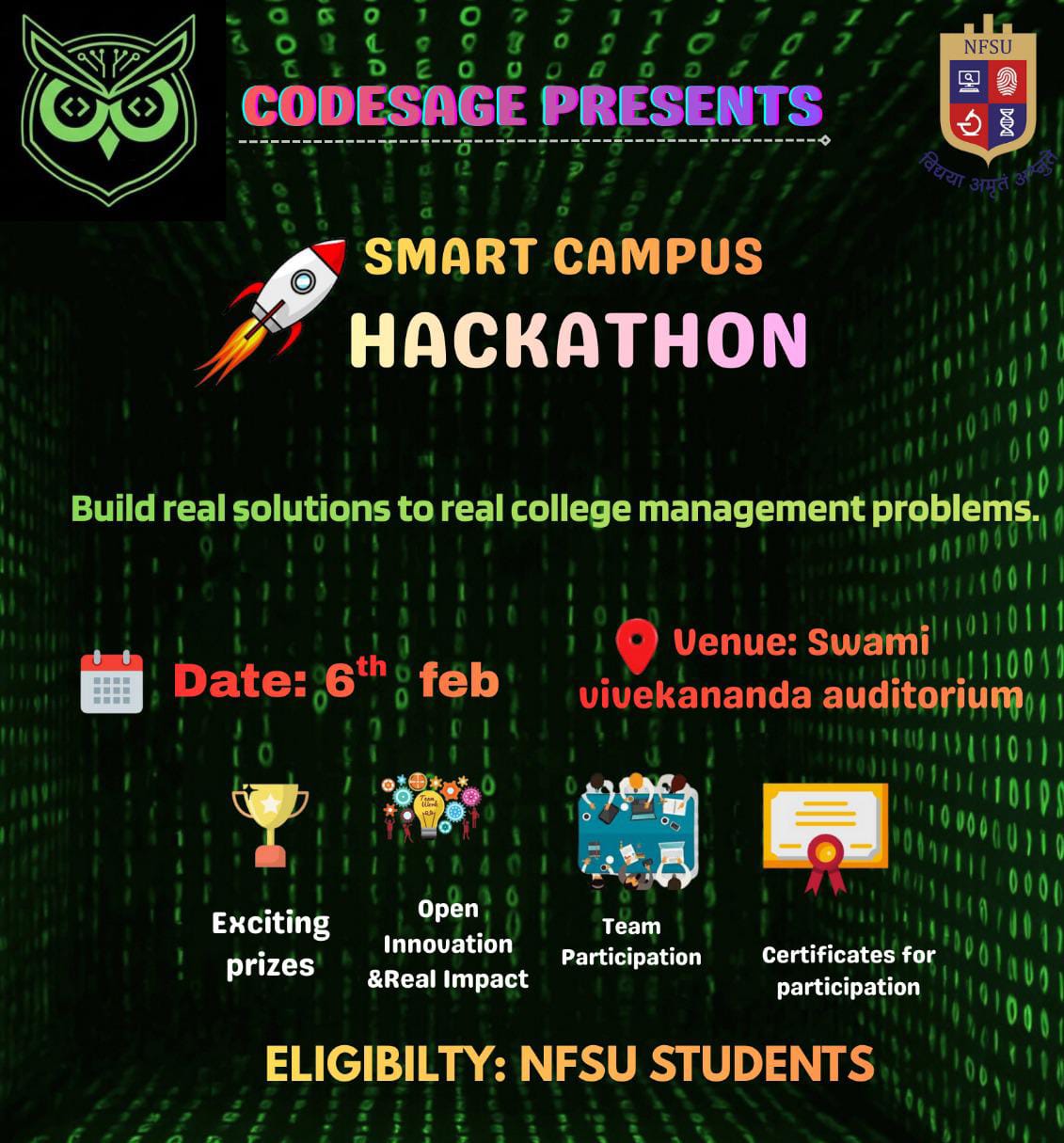 NFSU SMART HACKATHON
